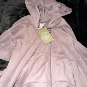 H&M Soft Lavender Hooded Jacket